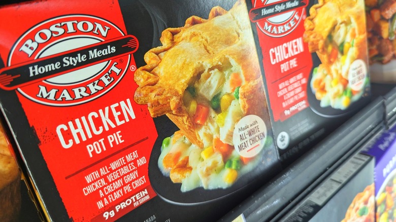boston market frozen pot pie boxes