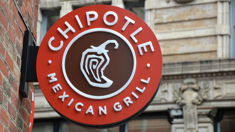 Chipotle exterior sign