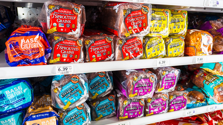 Food for Life breads on the shelf