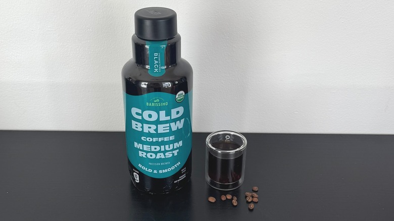 Bottle of Aldi's Barissimo Cold Brew Coffee
