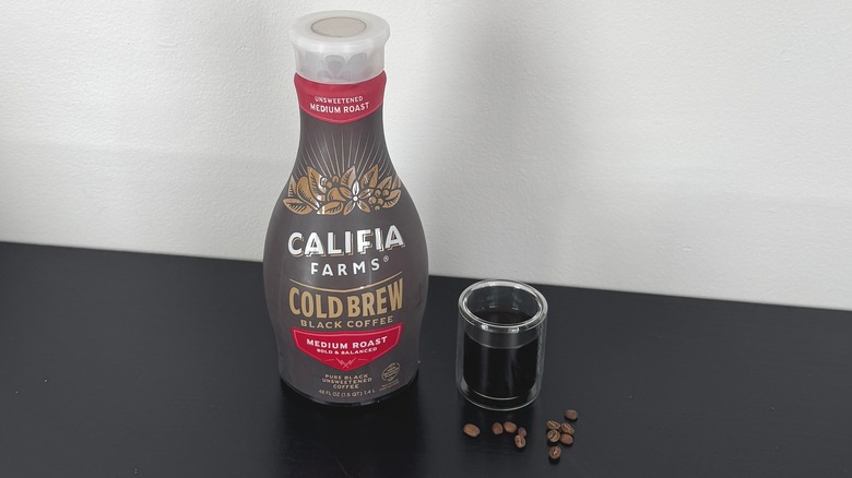 Bottle of Califia Farms Cold Brew Coffee