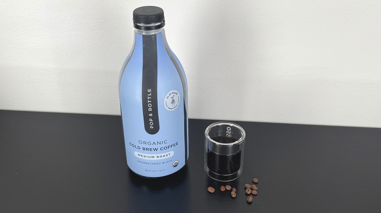 Bottle of Pop & Bottle Cold Brew Coffee