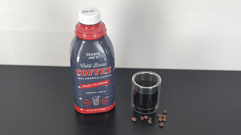 Bottle of Trader Joe's Cold Brew Coffee