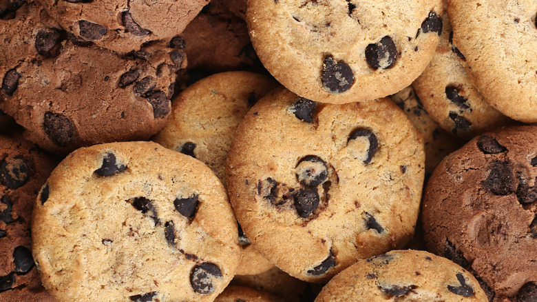 Cookie aisle in grocery store