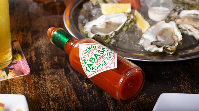 Tabasco and some oysters