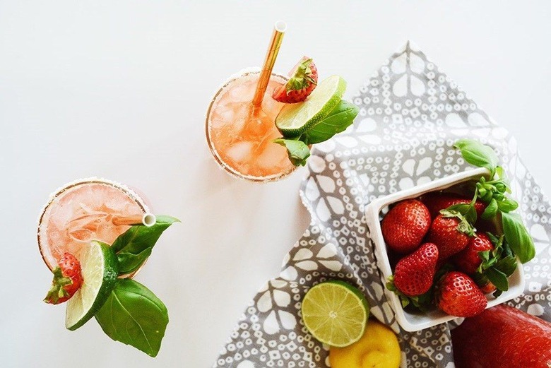 Strawberry Basil Margarita