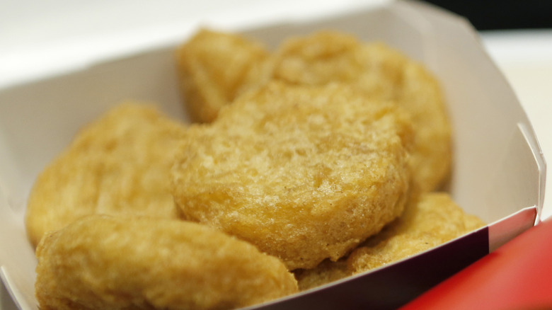 Box of Mcdonald's nuggets