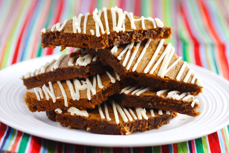 Soft Gingerbread Blondies 