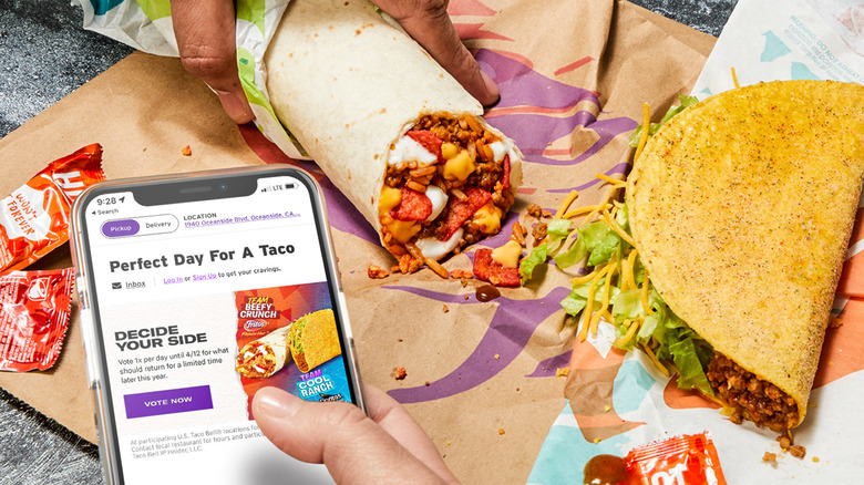 Taco Bell food voting app