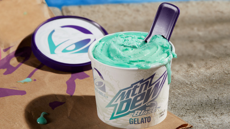 cup of Baja Blast gelato