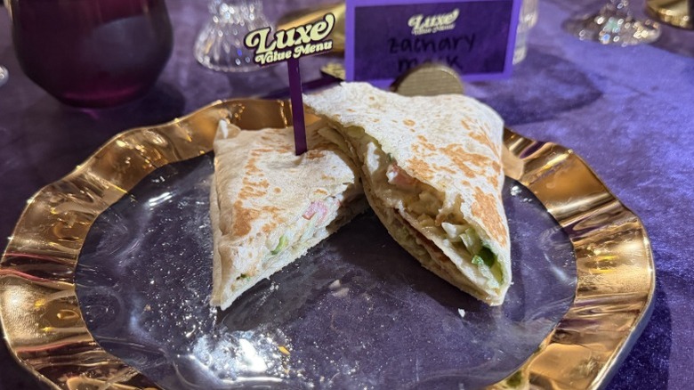 A Taco Bell Avocado Ranch Chicken Stacker