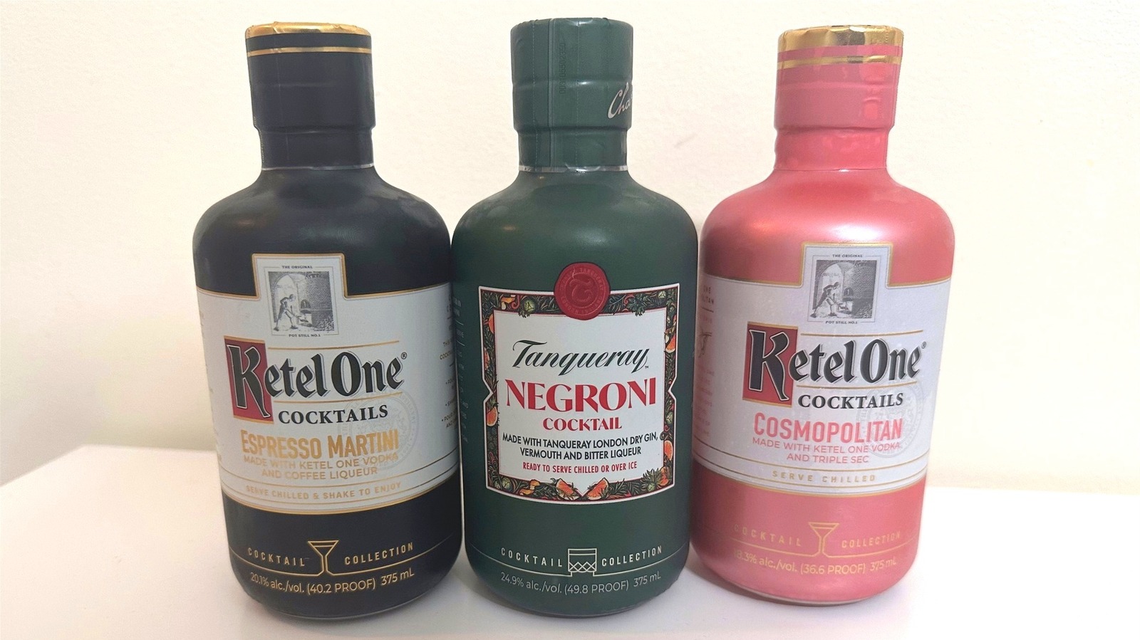 Tanqueray And Ketel One PreMixed Cocktails Review We Tried These New