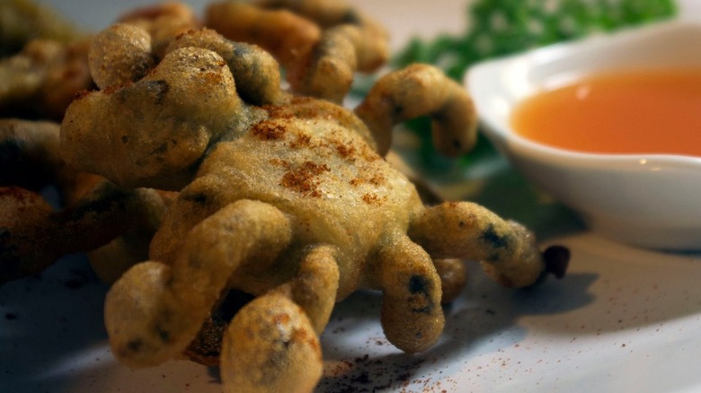 tempura fried tarantula 