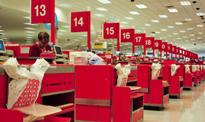 Target Checkout Line