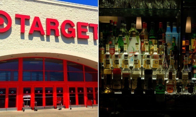 Drinking at Target?