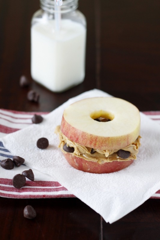 Peanut Butter and Apple Sandwich 