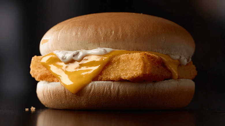 McDonald's Filet-o-fish burger