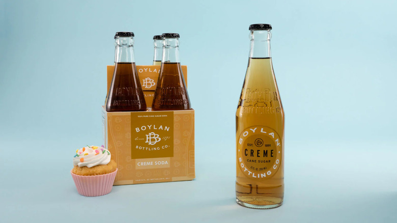 Bottles of Boylan Creme Soda