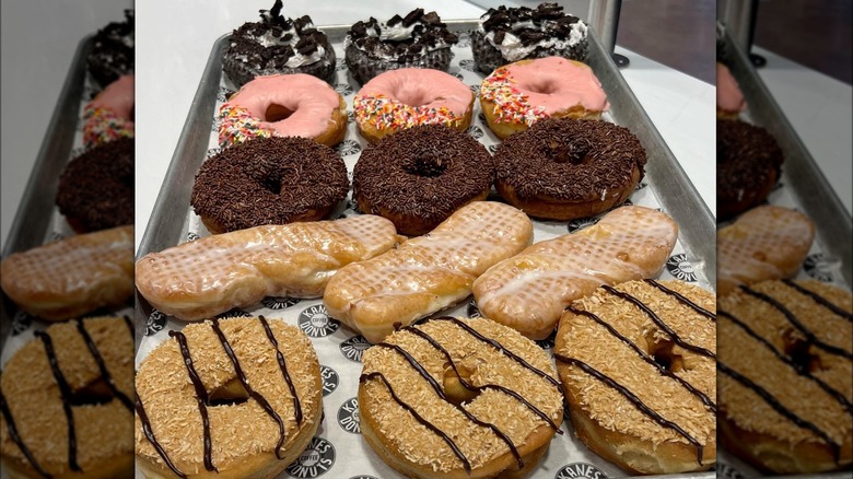 Various donuts at Kane's Donuts