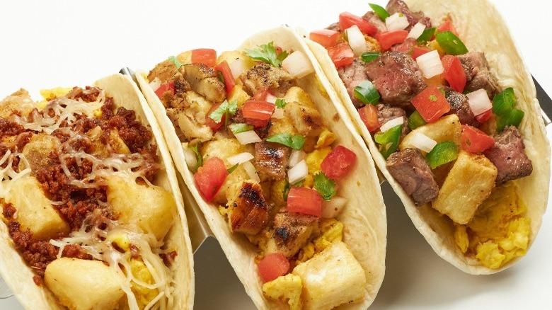 three tacos