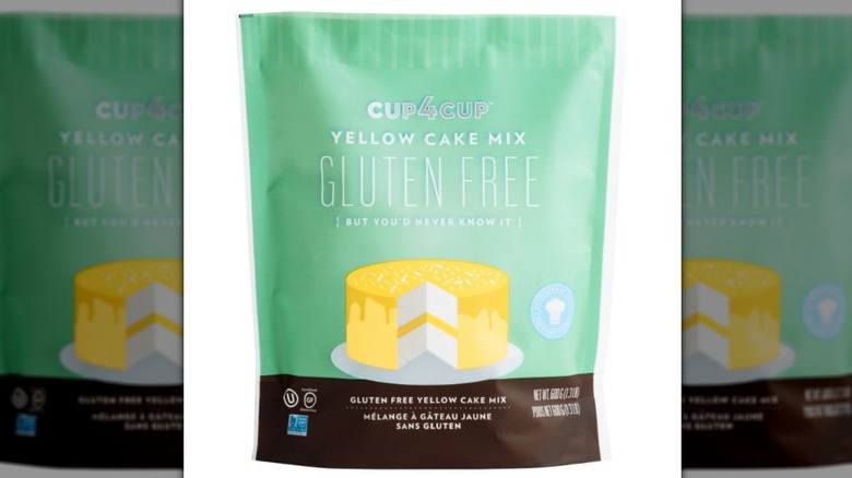 Bag of Cup4Cup Yellow Cake Mix