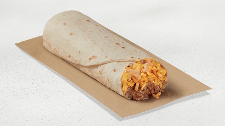 Taco Bell Cheesy Bean & Rice Burrito