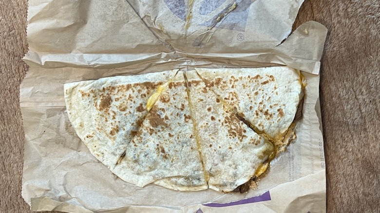 Taco Bell chicken quesadilla