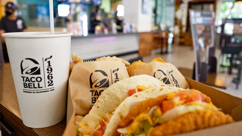 Taco Bell food and drink