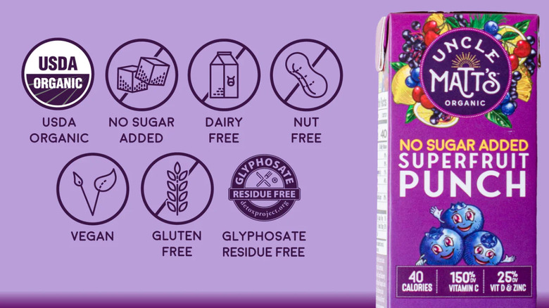 Uncle Matt's Superfruit Punch juice