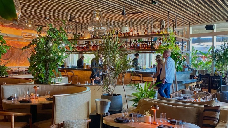 The interior of Mila, Miami