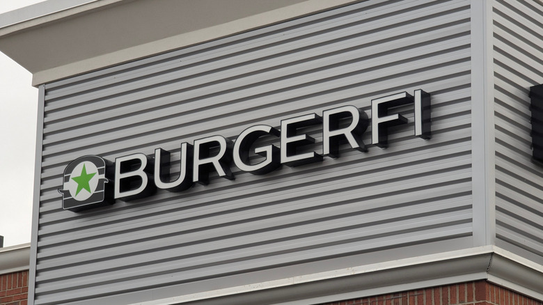BurgerFi restaurant sign