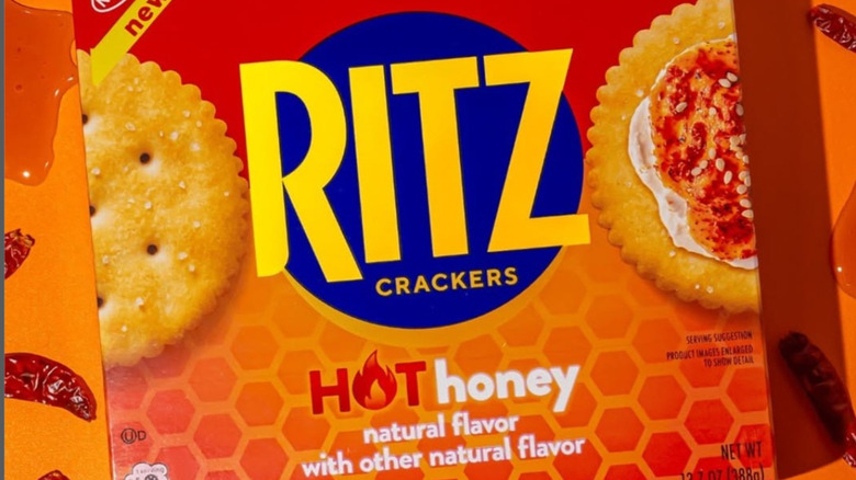 A box of RITZ Hot Honey crackers