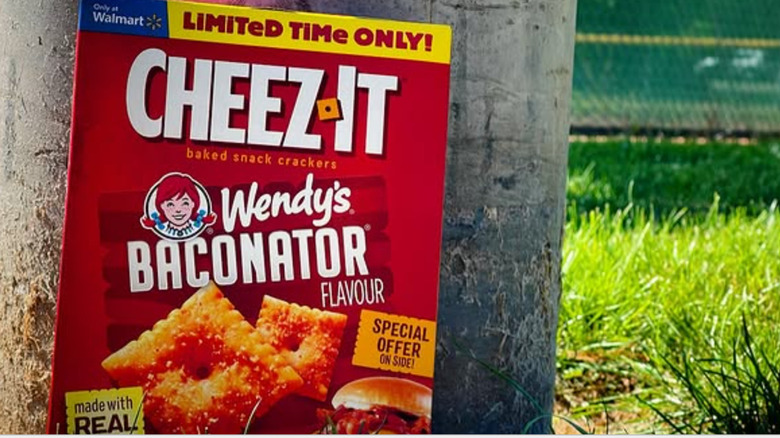 Wendy's x Cheez-It Baconator crackers