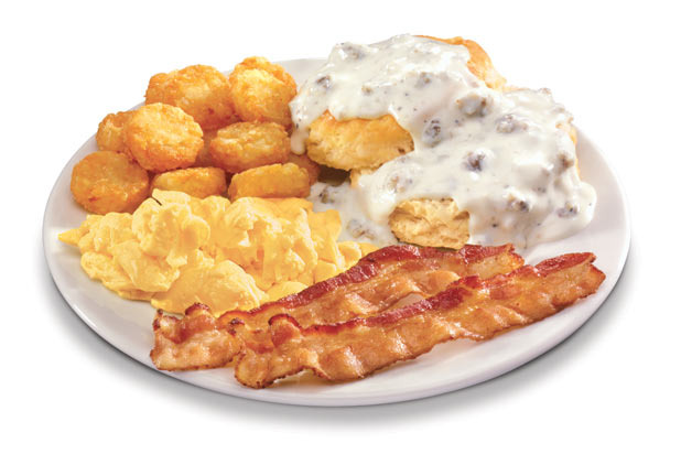 5) Hardee's/Carl's Jr.: Breakfast Platter w/ Bacon