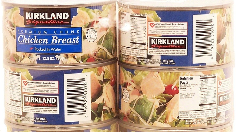 Kirkland Signature canned chicken