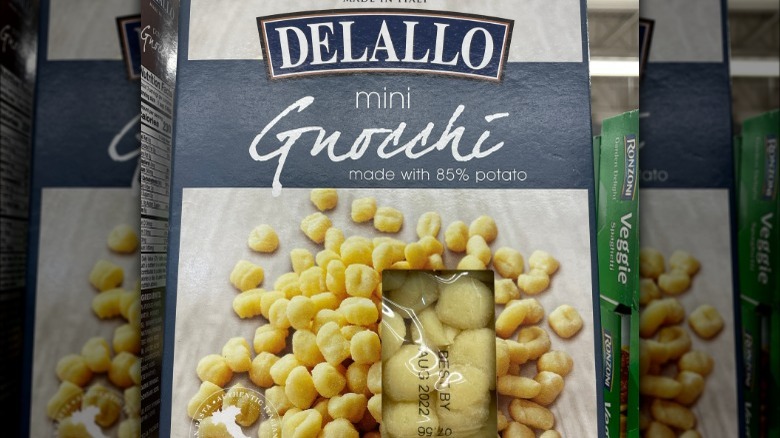 Box of DeLallo gnocchi 