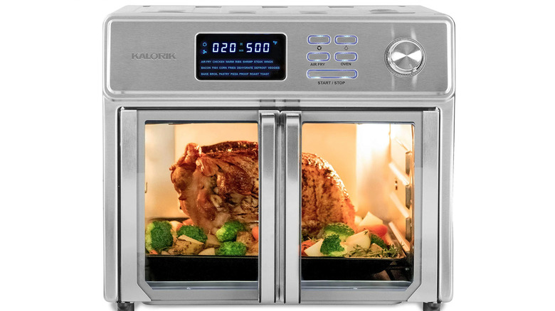 Kalorik MAXX Digital Air Fryer Oven cooking turkey