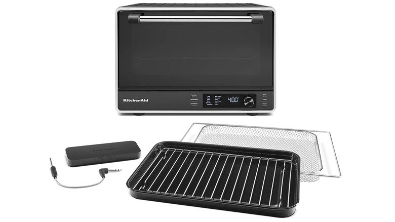 KitchenAid Dual Convection Countertop Oven with accessories