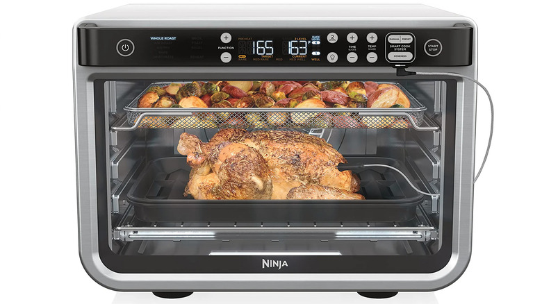 Ninja Foodi Smart XL Air Fry Oven cooking food