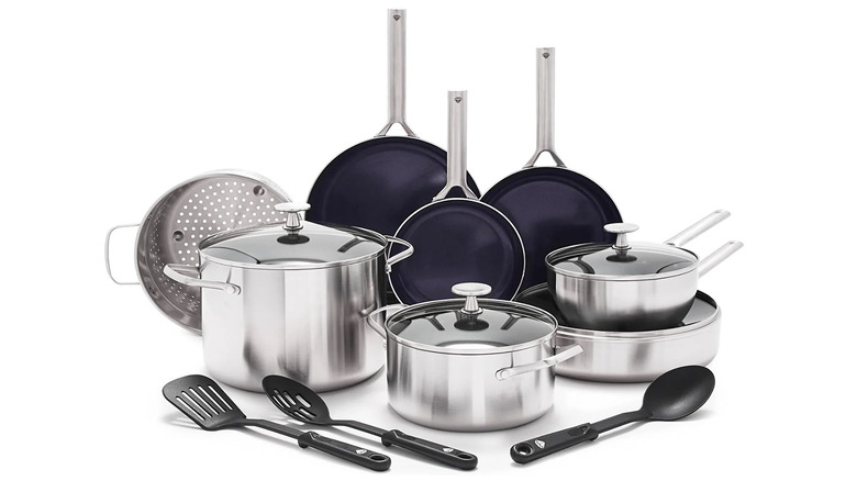 Blue Diamond cookware set
