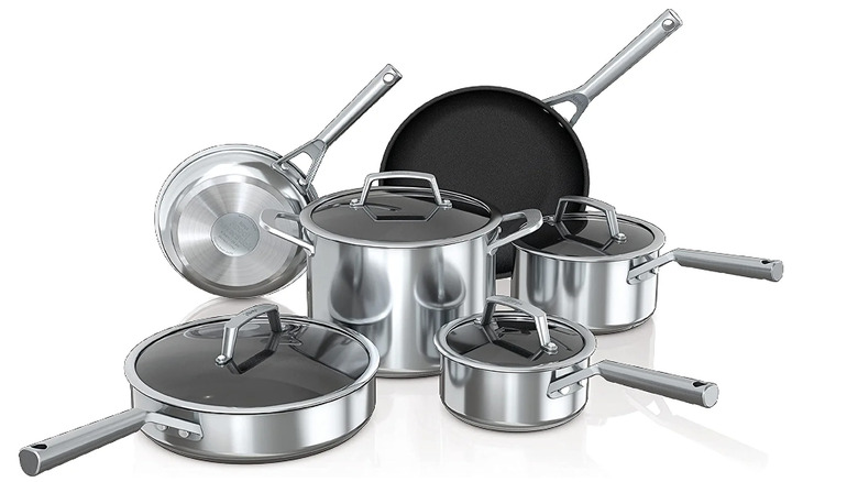 Ninja stainless steel cookware set