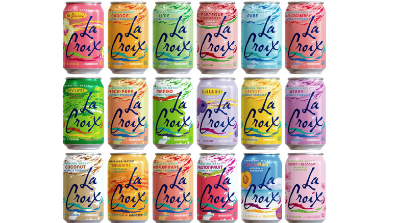 LaCroix Cans on Display
