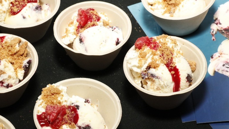 Bowls of Sugar Hill Creamery ice cream