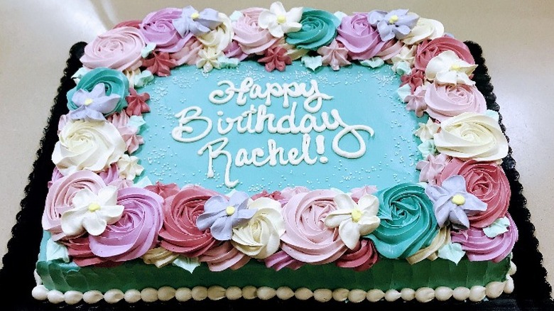 Sam's Club's flower birthday cake