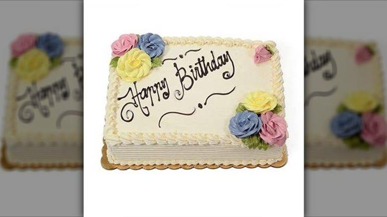 Whole Foods' Happy Birthday cake