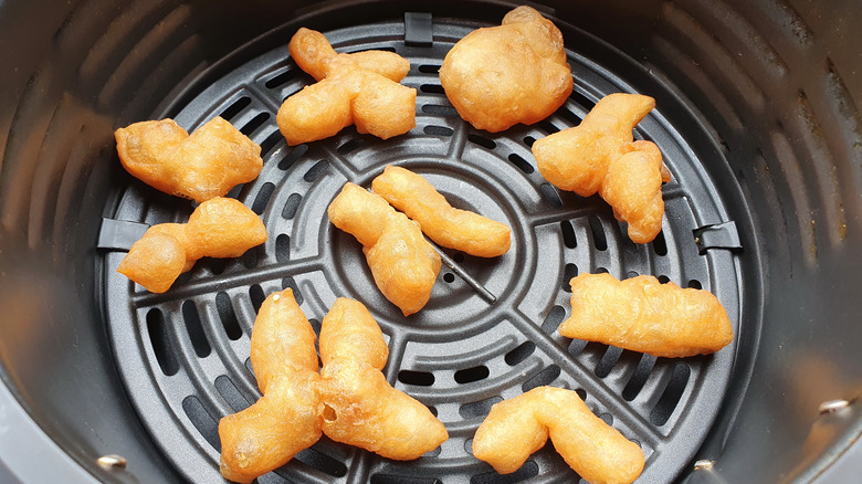 Frozen chicken bites in air fryer