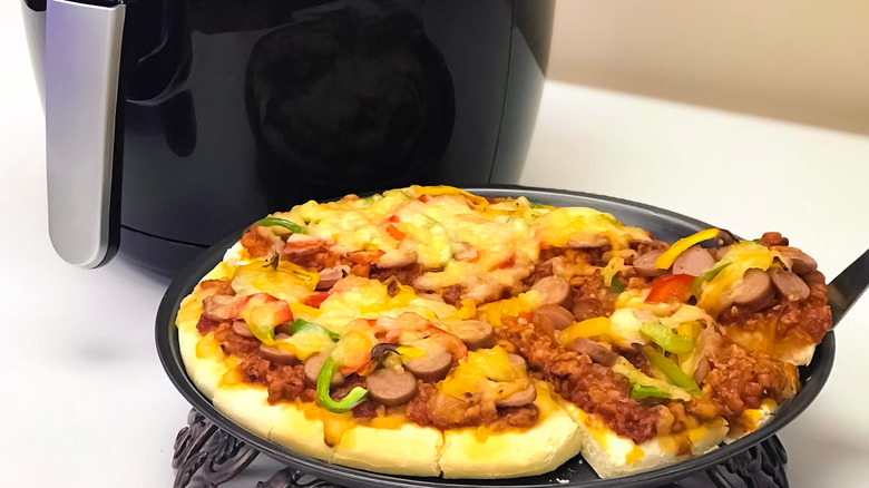 Air fryer pizza