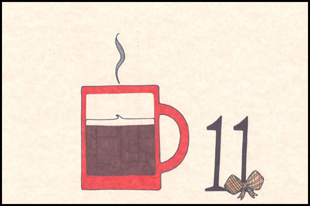 Eleven Bagpipers Piping