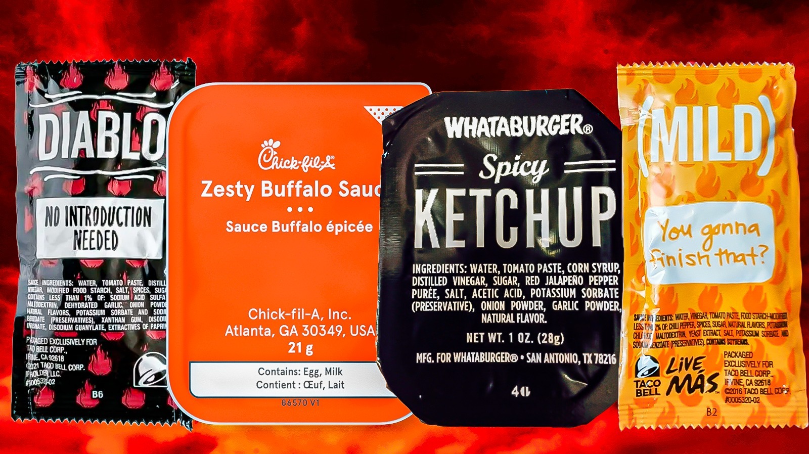 The 12 Spiciest Fast Food Sauces, Ranked From Mild To Extreme