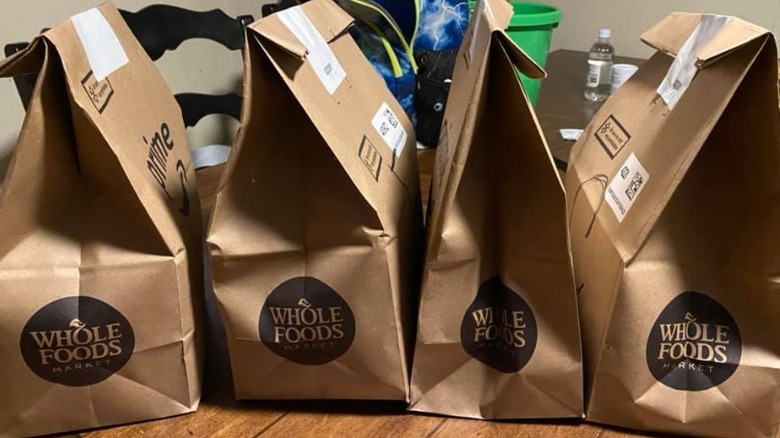 Whole Foods delivery bags